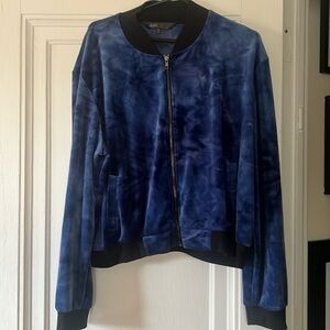 LULAROE velour bomber jacket